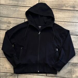 Old Navy women’s black zip up hoodie